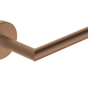 Alonzo toiletrolhouder met vaste arm geborsteld brons koper PVD - Toiletaccessoires | Lapy