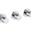 Caral afbouwdeel thermostatische douchekraan met 2 stopkranen chroom - Kranen | Lapy