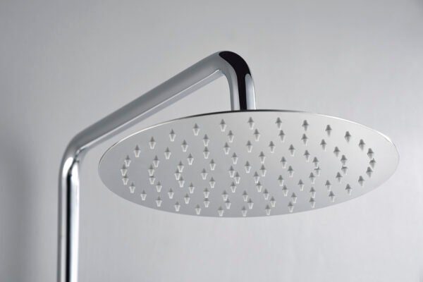 Ribbd thermostatische regendoucheset opbouw chroom - Regendouchesets | Lapy