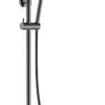 Ribbd thermostatische regendoucheset opbouw gunmetal PVD - Regendouchesets | Lapy