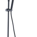 Twenty eco thermostatische regendoucheset opbouw rond mat zwart - Regendouchesets | Lapy