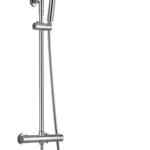Twenty eco thermostatische regendoucheset opbouw rond chroom - Regendouchesets | Lapy