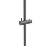 UniMatch glijstang met wateraansluiting 76,5 cm gunmetal PVD - Glijstangen | Lapy