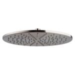 UniMatch hoofddouche rond 30 x 0,8 cm geborsteld staal PVD - Hoofddouches | Lapy