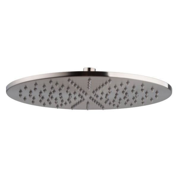 UniMatch hoofddouche rond 30 x 0,8 cm geborsteld staal PVD