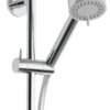 UniMatch Cadans glijstangset compleet met handdouche 3 standen Ø 8 cm chroom - Glijstangen | Lapy