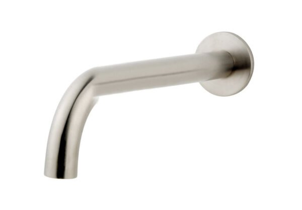 Caral baduitloop rond 25 cm 1/2” geborsteld staal PVD - Inbouw badkranen | Lapy