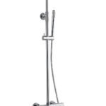 Caral thermostatische regendoucheset opbouw chroom - Regendouchesets | Lapy