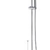 Caralda Eco thermostatische regendoucheset opbouw chroom - Regendouchesets | Lapy