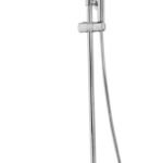 Caralda Eco thermostatische badmengkraan met regendoucheset opbouw chroom - Regendouchesets | Lapy