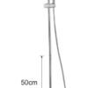 Caralda Eco thermostatische badmengkraan met regendoucheset opbouw chroom - Regendouchesets | Lapy