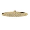 UniMatch hoofddouche rond 30 x 0,8 cm geborsteld messing PVD - Hoofddouches | Lapy