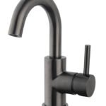Caral wastafelkraan met draaibare uitloop gunmetal PVD - Opbouw wastafelkranen | Lapy