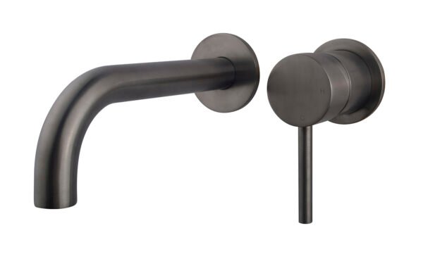 Caral afbouwdeel eenhendel wastafelkraan met coldstart gunmetal PVD