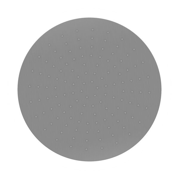 UniMatch hoofddouche rond 30 x 0,8 cm gunmetal PVD