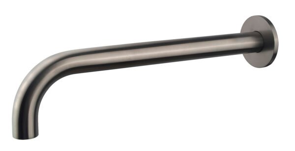 Caral baduitloop rond 30 cm 1/2” gunmetal PVD - Inbouw badkranen | Lapy