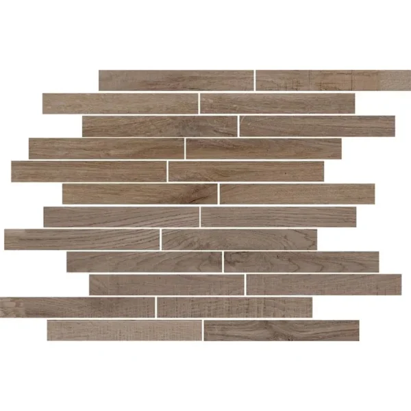 Castelvetro Aequa Stick Castor 30X30 Mat - Mozaïek Houtlook | Lapy