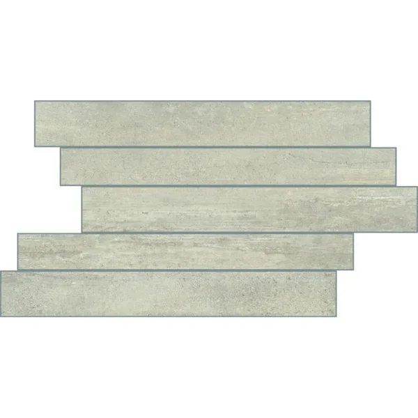 Castelvetro Concept Deck Light Grey Muretto 30X60 Mat - Mozaïek Natuursteenlook | Lapy
