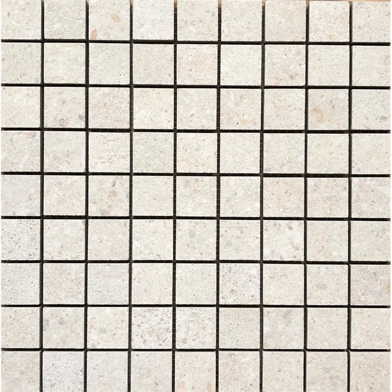 Dutch Design Beton Mosaico Bianco 30X30 Mat
