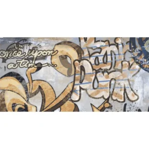 Energieker City Plaster Decor Graffiti Grey 60X120 Mat - Decors Patroon | Lapy