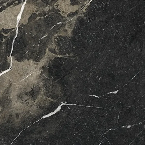 Energieker Pierre Black Lev. 120X120 Glans - Vloertegels Marmerlook | Lapy