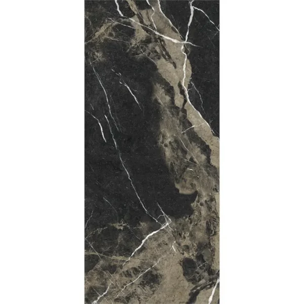 Energieker Pierre Black Lev. 120X280 Glans - Vloertegels Marmerlook | Lapy