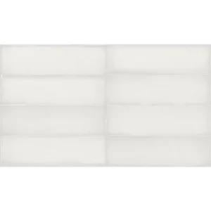 Estudio Ghent Alpine White Glossy 6,9X24 Glans - Wandtegels Vintagelook | Lapy