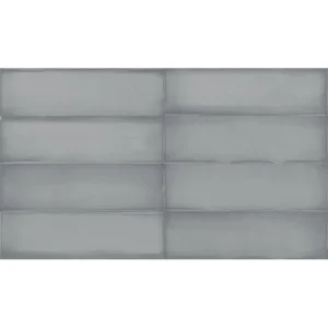 Estudio Ghent Pearl Grey Glossy 6,9X24 Glans - Wandtegels Vintagelook | Lapy