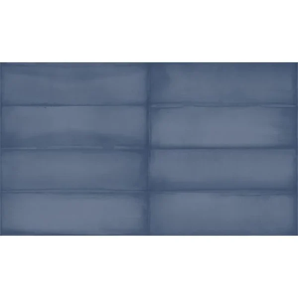 Estudio Ghent Steel Blue Glossy 6,9X24 Glans - Wandtegels Vintagelook | Lapy