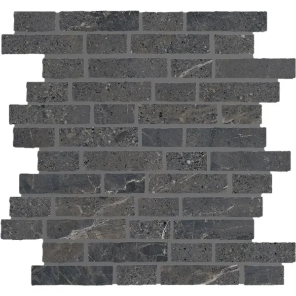 Lea Anthology Dark Worn Mosaico Break 29X31 Mat - Mozaïek Natuursteenlook | Lapy