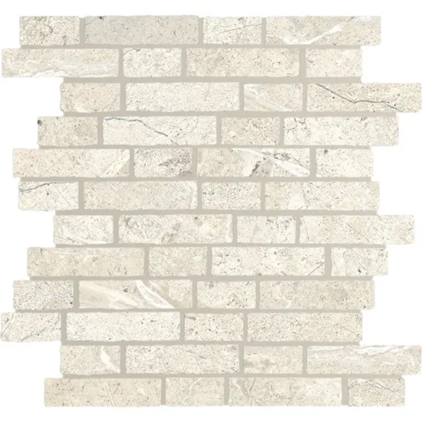 Lea Anthology White Worn Mosaico Break 29X31 Mat