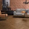 Encino visgraat rustiek cognac - Parket | Lapy