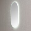 Spiegel ambiance ovaal met LED verlichting, 3 kleur instelbaar & dimbaar incl. spiegelverwarming | Lapy
