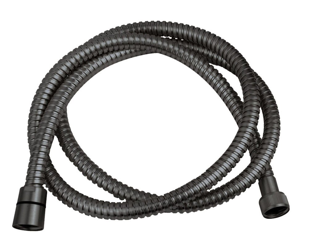 UniMatch doucheslang metaal 150 cm gunmetal PVD