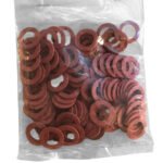 zakje a 100 stuks fiber pakkingsringen rood 3/4” 24x18x2 - Pakkingen | Lapy