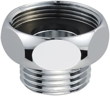 Verloopnippel M22 bi x 1/2" bu chroom