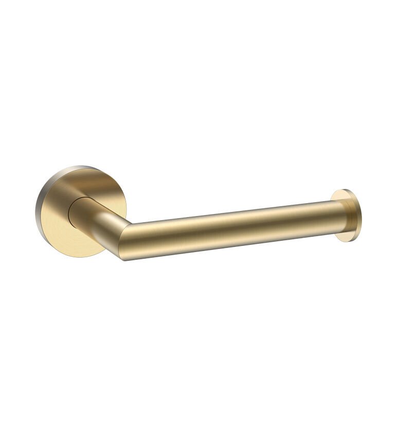 Toiletrolhouder rond Goud Geborsteld