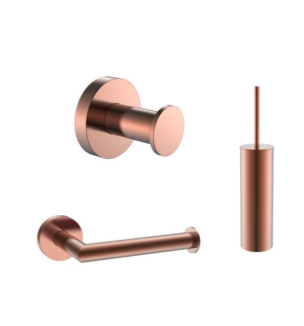 Toilet accessoireset rond Brons - Maximo Design Brons | Lapy