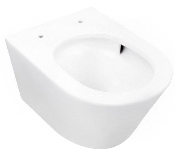 Vesta Tornado flush wandcloset rimless mat wit - Wandclosets zonder toiletzitting | Lapy