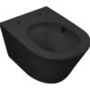 Vesta Tornado flush wandcloset rimless mat zwart - Wandclosets zonder toiletzitting | Lapy