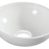 Kimo waskom rond 28 x 10 cm keramiek glans wit - Waskommen | Lapy