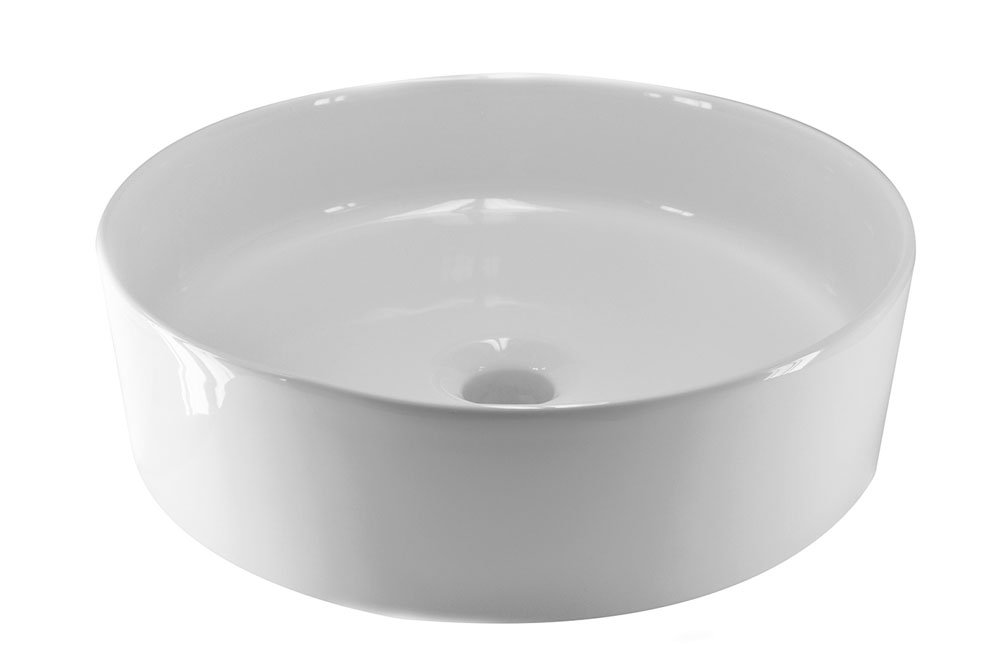 Link waskom rond 40 x 12 cm keramiek glans wit