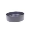 Link waskom rond 40 x 12 cm keramiek mat zwart - Waskommen | Lapy