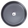 Link waskom rond 40 x 12 cm keramiek mat zwart - Waskommen | Lapy