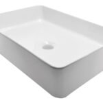 Link opzetwastafel 35 x 50 x 12 cm keramiek glans wit - Waskommen | Lapy