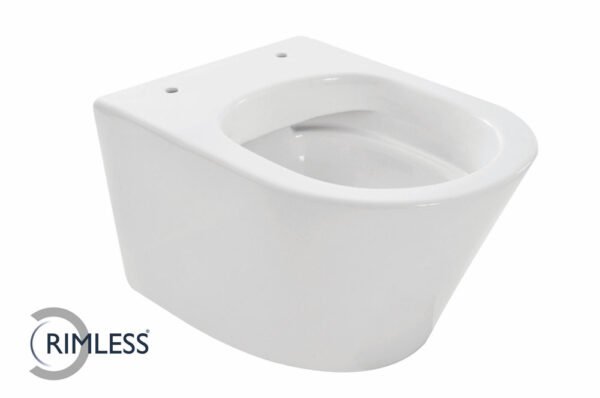 Vesta junior wandcloset rimless verkort glans wit | Lapy