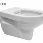 Trevi wandcloset rimless glans wit - Wandclosets zonder toiletzitting | Lapy