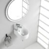Erato fontein 34 x 27,5 x 12 cm keramiek glans wit - Fonteinen | Lapy