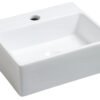 Leto fontein 33,5 x 29 x 11,5 cm keramiek glans wit - Fonteinen | Lapy