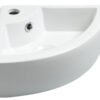Pallas hoekfontein 44,5 x 32,5 x 13 cm keramiek glans wit - Fonteinen | Lapy
